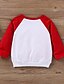 cheap Girls&#039; Hoodies &amp; Sweatshirts-Kids Girls&#039; Hoodie &amp; Sweatshirt Long Sleeve Letter Print Red Children Tops All Seasons Active Regular Fit 3-6 Years