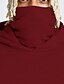 billige Hoodies-Herre Helfarge Genser med hette for genser Lomme foran Daglig Trening Grunnleggende Tynn fleece Gensere Gensere Lysegrå Svart Mørkegrå