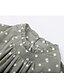 baratos Roupa de Mulher-litb básico feminino dot vestido com babados uma linha manga longa cintura alta modelador de corpo verão sair