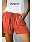 cheap Shorts-Essential Women&#039;s Cotton Blend Casual Baggy Shorts