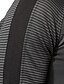 preiswerte Best Sellers-Herren Gestreift Farbblock Kapuzenshirt mit durchgehendem Reißverschluss Mit Kapuze Reißverschluss Täglich Fitness Sportbekleidung Grundlegend Kapuzenpullover Sweatshirts Langarm Blau Weiß Schwarz