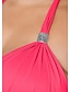 cheap Tankini-Women&#039;s Swimwear Tankini 2 Piece Normal Swimsuit Solid Color Tie Knot Open Back Pink Strap Halter Blouse Bathing Suits Party Fashion New / Sexy / Padded Bras