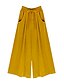 cheap Pants-Women&#039;s Culottes Wide Leg Gauchos Pants Trousers Baggy Mid Waist Casual Lounge Weekend Black Ginger S M Spring &amp;  Fall
