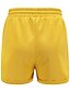 baratos Shorts-Mulheres Esporte &amp; lazer Cintura elástica Calção Curto Calças Micro-Elástica Diário Côr Sólida Cintura Média Conforto Respirável Rosa Preto Cinzento Amarelo S M L / Verão / Lavar na Maquina