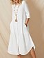 cheap Casual Dresses-Chic &amp; Modern Women&#039;s Casual Cotton Linen Shift Dress