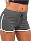 abordables Shorts-Pantalon Mini Shorts Gris Noir Sportif Des sports S M L