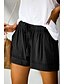 abordables Shorts-Mujer Básico Suave Casual Diario Bermudas Pantalones Color sólido Bleu Ciel Ejercito verde Negro Gris Oscuro Naranja