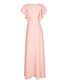 cheap Casual Dresses-Women&#039;s Swing Dress Maxi long Dress Yellow Blushing Pink Light Blue Short Sleeve Solid Color Layered Ruffle Spring Summer V Neck Casual 2021 S M L XL XXL