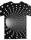 billige T-shirts &amp; Trøjer til Drenge-Drenge 3D Farveblok 3D Print T-shirt Kortærmet 3D-udskrivning Sommer Aktiv Sport Gade Polyester Rayon Børn 2-13 år udendørs Daglig