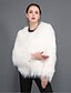 cheap Furs &amp; Leathers-Women&#039;s Fur Coat Winter Fall &amp; Winter Holiday Short Coat Standard Fit Jacket Long Sleeve Solid Colored Purple Wine Pink