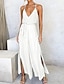 cheap Party Dresses-Women&#039;s Jumpsuit Solid Color Elegant Daily Club Sleeveless Regular Fit White Black Pink S M L Summer