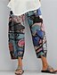 cheap Women&#039;s Pants-Women&#039;s Basic Casual Mid-Waist Cotton Linen Pants