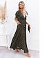 cheap Maxi Dresses-Boho Women&#039;s Backless Swing Maxi Dress