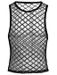 billige Eksotisk herreundertøj-Herre Super sexet undertrøje Ensfarvet Net