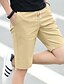 cheap Pants-Men&#039;s Streetwear Chino Sporty Shorts Beach Shorts Knee Length Pants Micro-elastic Casual Daily Solid Colored Solid Color Mid Waist Breathable Quick Dry Slim White Black Khaki Red Navy Blue 5XL M L XL