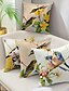 cheap Bottoms-1 pcs Polyester Pillow Cover, Simple Floral Animal Zipper Square Traditional Classic