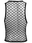 billige Eksotisk herreundertøj-Herre Super sexet undertrøje Ensfarvet Net