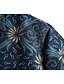 billige Men&#039;s-Herre Skjorte Farveblok Klassisk krave Plusstørrelser I-byen-tøj udendørs Kortærmet Trykt mønster Toppe Tropisk Strandstil Regnbue