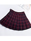 cheap Skirts-Women&#039;s Classic &amp; Timeless Chic &amp; Modern Gothic Y2K Harajuku Short Skirts Party School Wear Plaid / Check Tartan Pleated Black And White Red black Navy S M L / Micro-elastic
