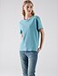 preiswerte T-shirts-litb basic Damen 100% Baumwolle T-Shirt einfarbig lässig klassisch T-Shirt Rundhals-Top Basic tägliche Kleidung einfache männliche Sommer T-Shirt