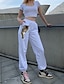 cheap Pants-Women&#039;s Fashion Casual / Sporty Pocket Elastic Drawstring Design Print Sweatpants Full Length Pants Micro-elastic Fitness Weekend Cotton Blend 3D Print Cat Mid Waist Comfort Loose Black Gray White S