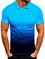 economico Camicie da uomo-Per uomo Corte Color Block Henley Medio spessore Primavera estate Verde Bianco Nero Blu Grigio