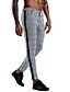 cheap Pants-Men&#039;s Casual Chino Print Dress Pants Business Full Length Pants Inelastic Business Formal Lattice Mid Waist Slim Black S M L XL