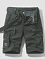abordables Pants-Homme Short Shorts Cargo Short Shorts Cargo Pantalon Couleur Pleine Taille médiale Armée verte Noir Kaki Gris Foncé 32 34 36 38 40
