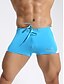 cheap Pants-Men&#039;s Swimwear Swim Bottoms Swimsuit Color Block Blue White Black Rose Red Bathing Suits New