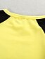 preiswerte Kleidersets für Jungen-Kinder Jungen T-Shirt &amp; Shorts Kleidungsset Kurzarm 2 Stück Gelb Bedruckt Buchstabe Tier Freizeitskleidung Baumwolle Standard Grundlegend 2-6 Jahre