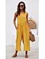 cheap Women&#039;s Clothing-Women&#039;s Jumpsuit Solid Colored Ordinary Strapless Loose Light Blue Rust Red White S M L All Seasons