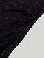 abordables Mini Robes-Femme Robe Trapèze Robe courte courte Violet Rouge Sans Manches Couleur unie Imprimé Eté Col en V Sexy 2021 S M L XL XXL