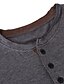 preiswerte Herrenmode-Herren T-Shirt Volltonfarbe Rundhalsausschnitt Alltag Täglich Kurzarm Schlank Oberteile Baumwollmischung Einfach Grundlegend Komfortabel Blau Schwarz Grau / Maschinenwäsche