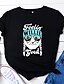 abordables T-shirts-las mujeres tienen un willie nice day t shirt mujeres verano casual willie nelson graphic camisetas de manga corta tops azul