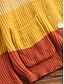 economico Cardigan-Per donna Cardigan Arcobaleno Lavorato a maglia Essenziale Manica lunga Maglioni cardigan Autunno Inverno Apertura anteriore Arcobaleno