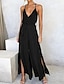 cheap Party Dresses-Women&#039;s Jumpsuit Solid Color Elegant Daily Club Sleeveless Regular Fit White Black Pink S M L Summer