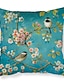 cheap Bottoms-1 pcs Polyester Pillow Cover, Classic Floral Bird Floral&amp;Plants Zipper Square Traditional Classic