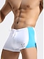 cheap Pants-Men&#039;s Swimwear Swim Bottoms Swimsuit Color Block Blue White Black Rose Red Bathing Suits New