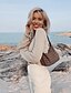 cheap Cardigans-Women&#039;s Sweater Co-ords Solid Color Elegant Casual Long Sleeve Sweater Cardigans Fall Winter Spring V Neck khaki White