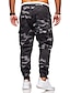 cheap Pants-Men&#039;s Casual / Sporty Pocket Jogger Pants Trousers Plus Size Full Length Pants Micro-elastic Daily Sports Camouflage Mid Waist Breathable Quick Dry Loose Camouflage Gray M L XL XXL 3XL / Drawstring