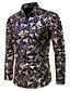 cheap Pants-Men&#039;s Party Other Prints Shirt Graphic Butterfly Long Sleeve Print Tops Classic Retro Black White Navy Blue / Club