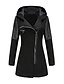 cheap Women&#039;s Coats &amp; Jackets-Women&#039;s Parka Winter Daily Regular Coat Windproof Warm Regular Fit Casual Jacket Long Sleeve Quilted Color Block Black Dark Gray