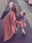 economico New Arrivals-Mamma e io Cappelli Giornaliero Tinta unica Bianco Nero Rosa Giornaliero Abiti coordinati / Inverno