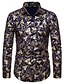 cheap Pants-Men&#039;s Party Other Prints Shirt Graphic Butterfly Long Sleeve Print Tops Classic Retro Black White Navy Blue / Club