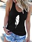 cheap Best Selling Women&#039;s Tops-T shirt Tee Vest Black White Gray Basic S
