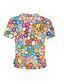 abordables T-shirts et chemisiers pour filles-T-shirt Tee-shirts Fille Enfants Manches Courtes Graphique 3D effet Arc-en-ciel Enfants Hauts Actif Printemps été 3-12 ans