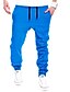 abordables Pants-Hombre Básico Corte Recto Pantalones de Deporte Longitud total Pantalones Microelástico Deporte Casual Algodón Color sólido Azul claro Azul marinero Negro Gris Caqui M L XL XXL 3XL / Otoño