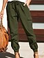 abordables Bottoms-Femme Pantalon Pantalon Cargo Grise Cargaison Casual Sport Taille médiale Toute la longueur Plein Extérieur S M L XL XXL / Ample