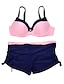 cheap Tankinis-Women&#039;s Lace-Up Bikini Active Sports Vacation Swimsuit