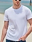 billige Tank Tops-premium-langline-T-shirt til mænd med langstrakt t-shirt i forlænget stil (3x-stor, 1rdx0003_hvid)